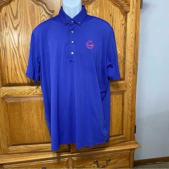 Greyson Natchez Polo Shirt Mens XL Relaxed Blue Pink Collared Golf Casual Top - Picture 10 of 15